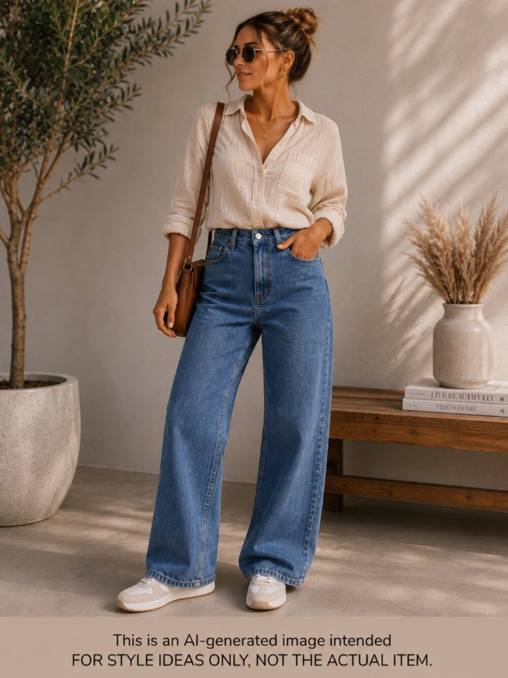 Abercrombie Curve Love '90s Relaxed High Rise Jeans 26 Long Medium Wash - Picture 2 of 8